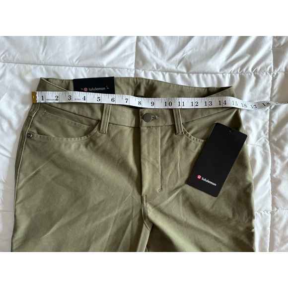 Lululemon ABC Slim-Fit Pant 32"L *Utilitech BALF Bay Leaf Green Men's Size 28 - Picture 3 of 11